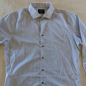 Men's long sleeve shirt blue & white stripes Nordstrom